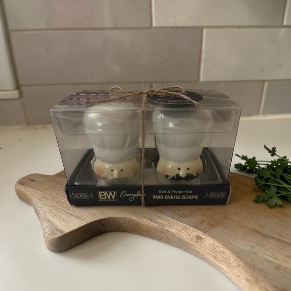 Other - Chef Salt and Pepper Shakers - New